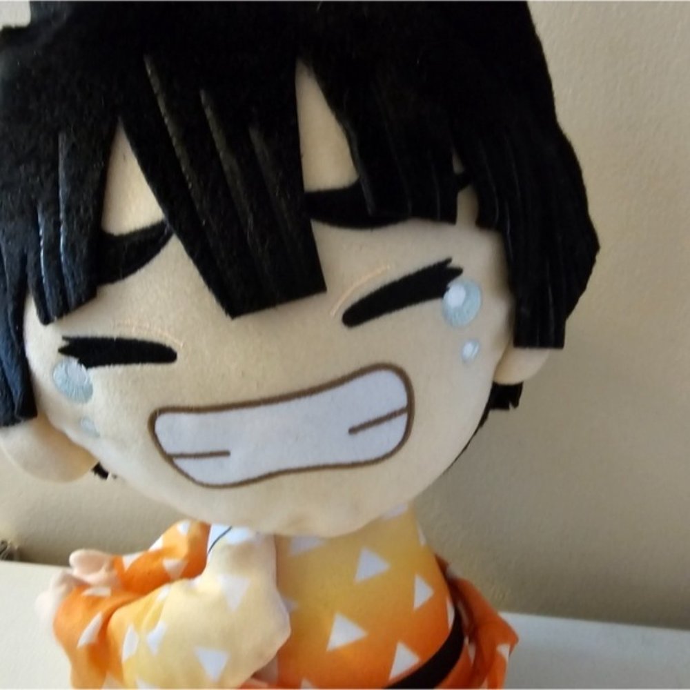 Demon Slayer 11in Zenitsu Agatsuma Plush Toy - Picture 3 of 6